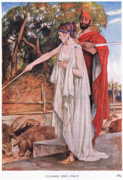 Ulysses en Circe door Stephen Reid
