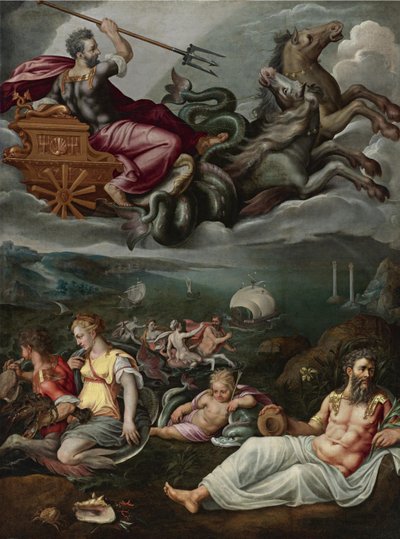 Allegorie van de Zee door Stradanus