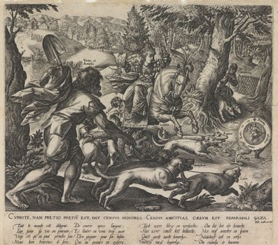 Een allegorische jacht, 1578 door Stradanus