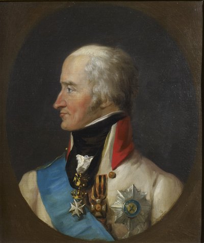 Portret van graaf Levin Leonty August Theophil von Bennigsen 1745-1826, ca. 1810 door Stroely