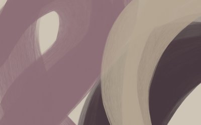 Ingetogen abstracte stroming door Studio Palette