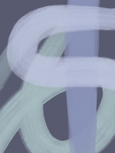 Zachte, abstracte vormen door Studio Palette