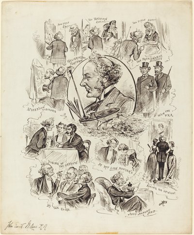 Dagen met Beroemdheden: Mr. Millais, R.A. door Studio of Alfred Bryan