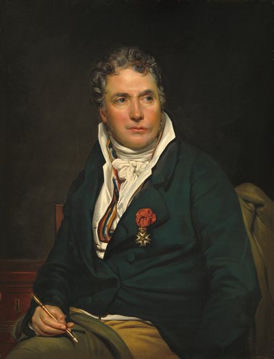 Jacques-Louis David door Studio of Georges Rouget