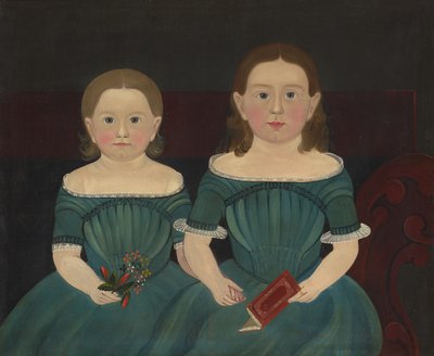 Mary en Elizabeth Hathaway, ca. 1849 door Sturtevant J. Hamblin