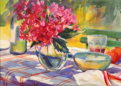 Franse tuintafel door Sue Wales