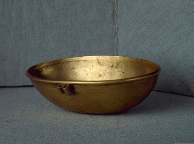 Sumerische beschaving: ovale gouden schaal door Sumerian Sumerian