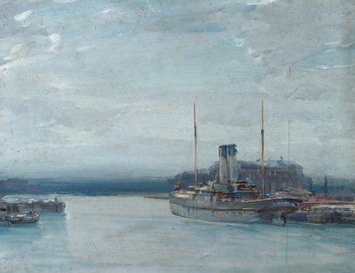Schemering, c.1910 door Sunderland Rollinson
