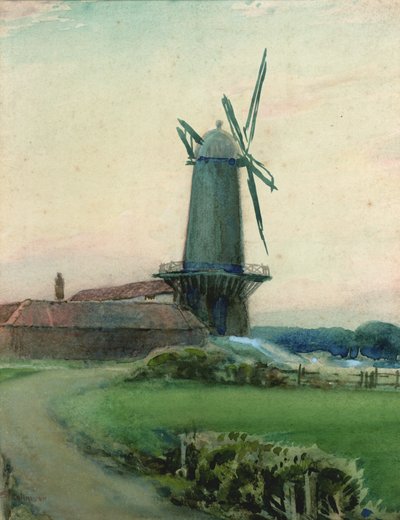 Studie van een windmolen door Sunderland Rollison