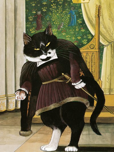 Illustratie uit Shakespeare Cats: Poster Boek (pub. 2016) door Susan Herbert