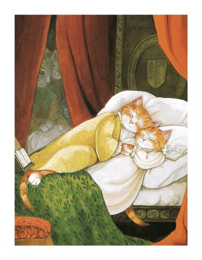Illustratie uit Shakespeare Cats: Poster Book door Susan Herbert