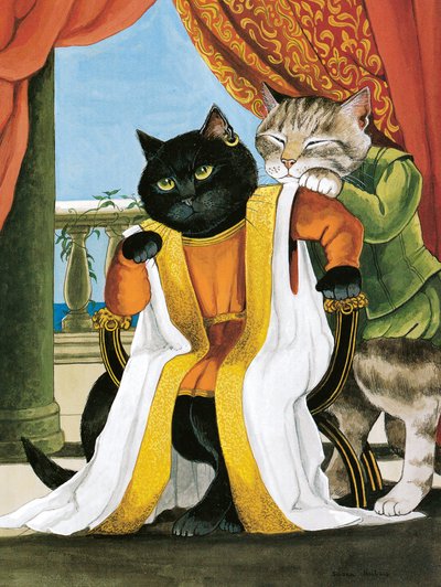 Illustratie uit Shakespeare Cats: Poster Book (pub. 2016) door Susan Herbert