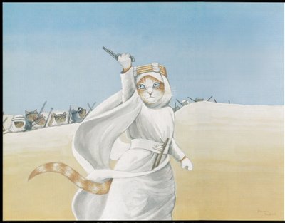 Illustratie uit de Film Cats (pub. 2006) door Susan Herbert