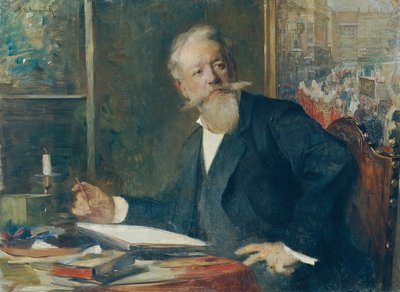 De schilder Karl Karger door Susanne Renate Granitsch
