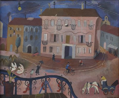 Straatscène door Suzanne Cooper