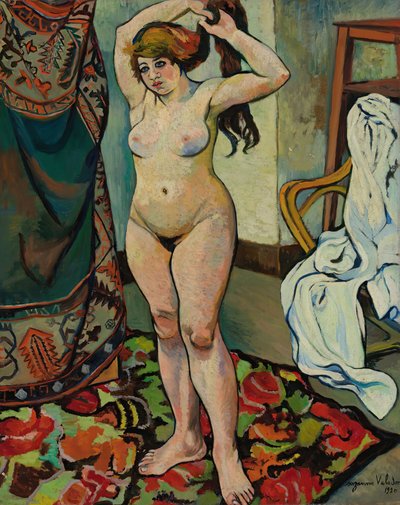 Gilbert nue se coiffant, 1920 door Suzanne Valadon