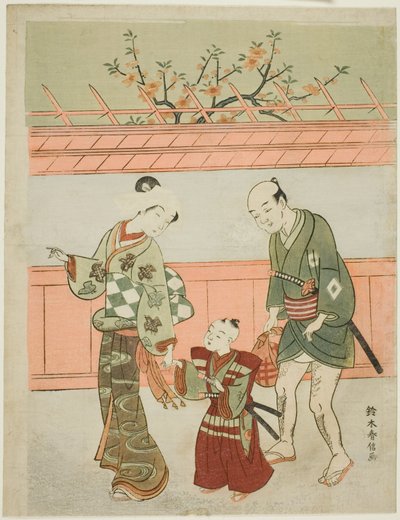 Een lentetocht door Suzuki Harunobu