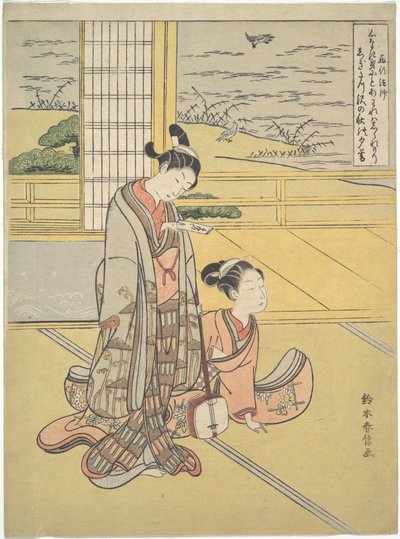  door Suzuki Harunobu