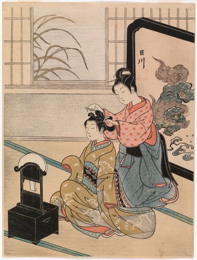  door Suzuki Harunobu