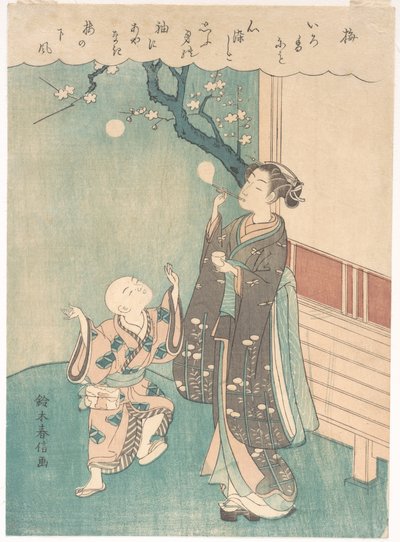  door Suzuki Harunobu