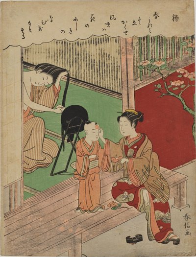  door Suzuki Harunobu