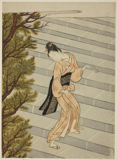 Honderd Keer de Trappen Beklimmen door Suzuki Harunobu