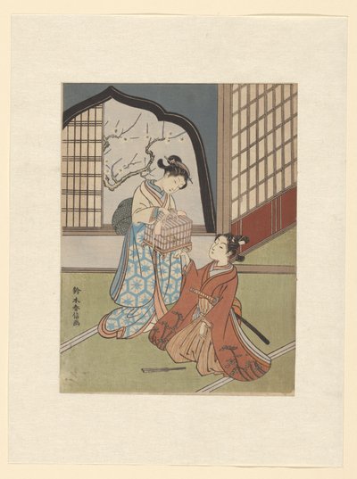  door Suzuki Harunobu