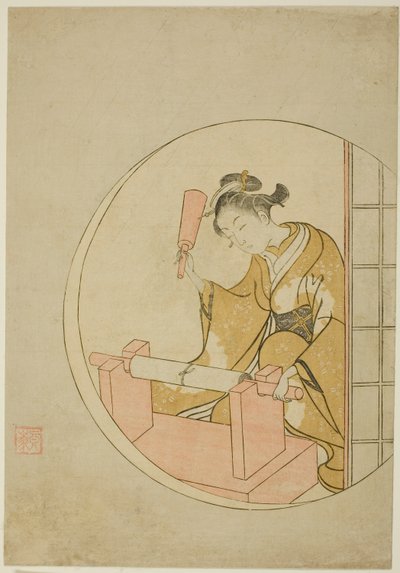 Vollen van Doek door Suzuki Harunobu