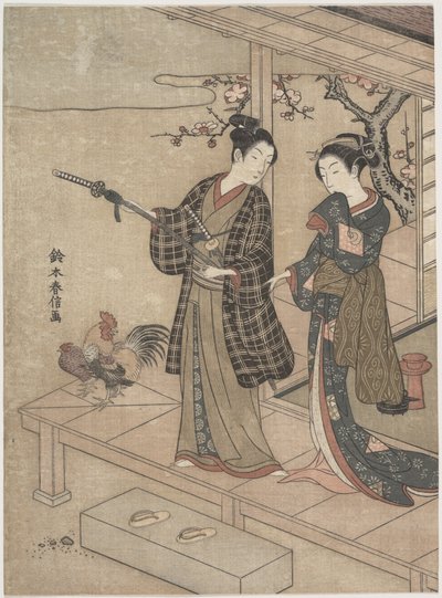  door Suzuki Harunobu
