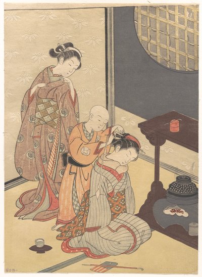  door Suzuki Harunobu