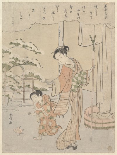  door Suzuki Harunobu