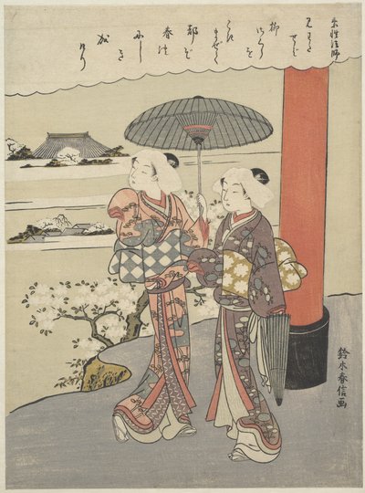  door Suzuki Harunobu