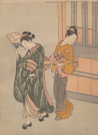 De Heldere-dag Bergwind van de Waaier, ca. 1766 door Suzuki Harunobu