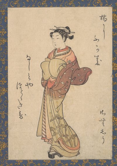 De Courtisanes, uit de serie, Seiro Bijin Awase Carver End Shigoro sic door Suzuki Harunobu