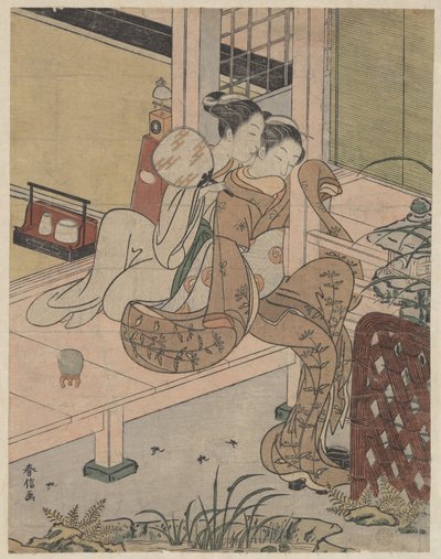  door Suzuki Harunobu