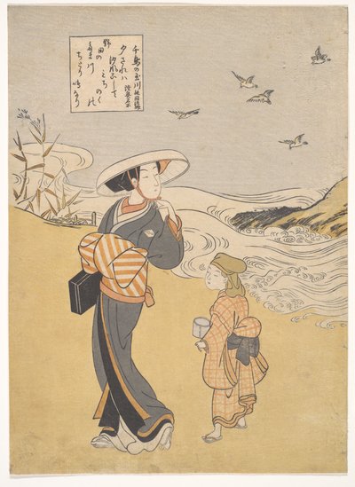  door Suzuki Harunobu