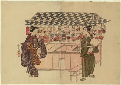 De Lantaarnwinkel door Suzuki Harunobu