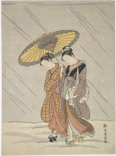  door Suzuki Harunobu