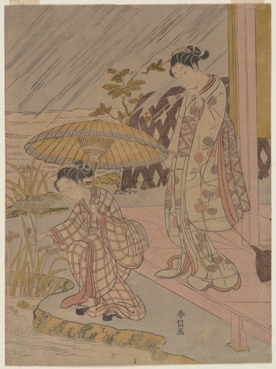  door Suzuki Harunobu