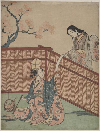  door Suzuki Harunobu