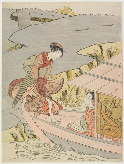  door Suzuki Harunobu