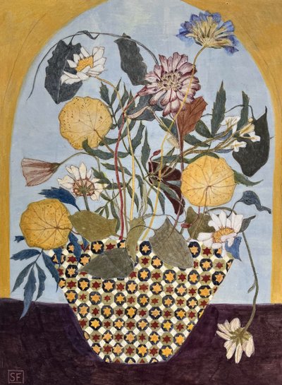 Bloemen uit de Gouden Eeuw, 2024 (eitempera op houtpaneel) door Suzy Fasht