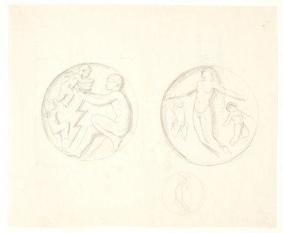 Ontwerp voor reliëfs door Svend Rathsack