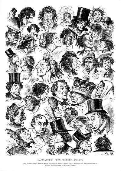 Karikaturen uit Punch, 1844-1882 door Swain