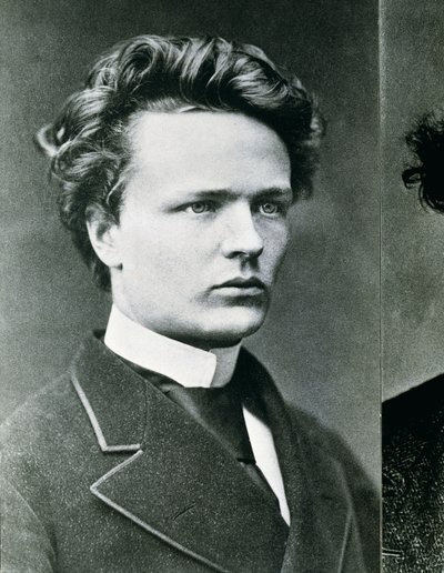 August Strindberg (zwart-wit foto) door Swedish Photographer