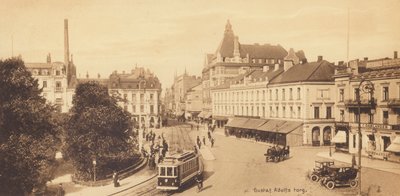 Malmo: Gustaf Adolfs torg (z/w foto) door Swedish Photographer