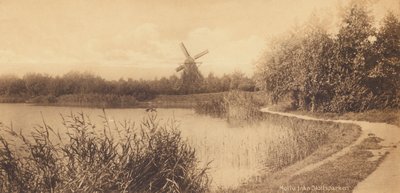 Malmo: Motief van Slottsparken (z/w foto) door Swedish Photographer