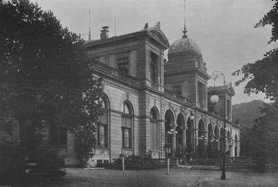 Baden, Le Kursaal (zwart-wit foto) door Swiss Photographer