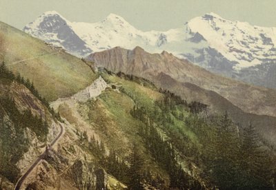 Berner Oberland: Schynige Platte, spoorlijn door Swiss Photographer