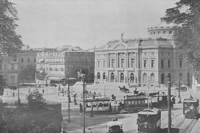 Genève, Place Neuve en het Theater door Swiss Photographer
